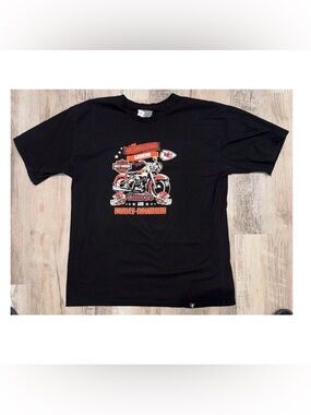 Men's Harley Davidson/Kansas City Chiefs Short Sleeve Shirt Size 2XL